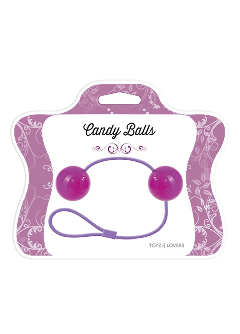Kulki gejszy Purple Candy Lux – 3,2 cm, PVC