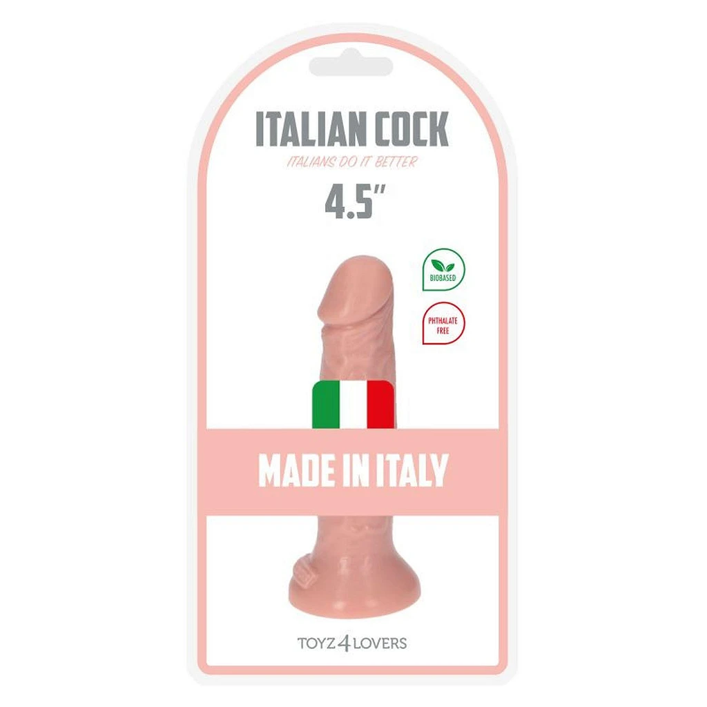 Dildo Italian Cock 4.5" – realistyczne, z przyssawką — zdjęcie 6