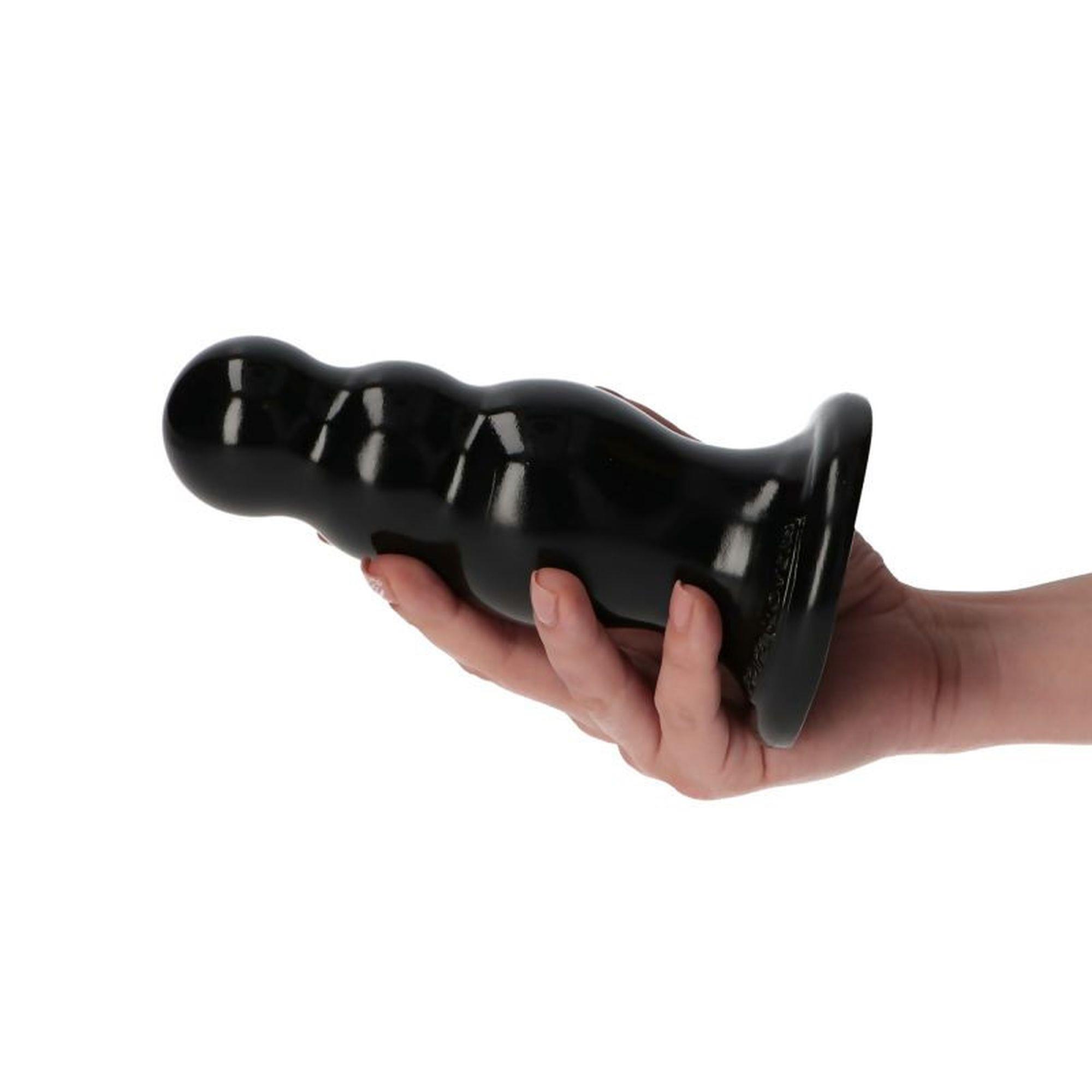 Korek analny Italian Cock 6 - trzy kulki, przyssawka, 15 cm — zdjęcie 3