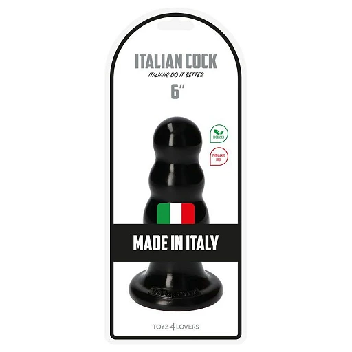 Korek analny Italian Cock 6 - trzy kulki, przyssawka, 15 cm — zdjęcie 4