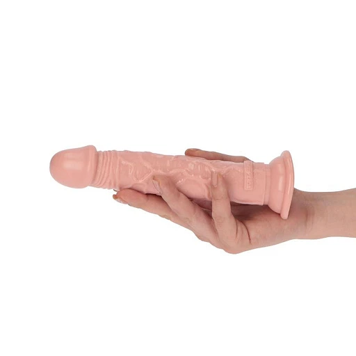 Dildo Italian Cock 6.5" – żyły, żołądź, przyssawka — zdjęcie 5