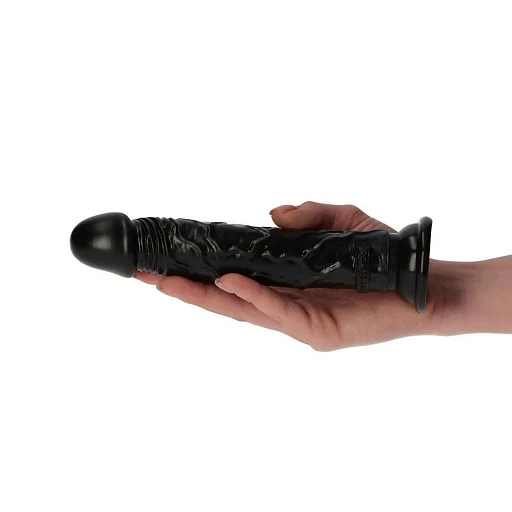 Dildo Italian Cock 6,5" – czarne, z przyssawką — zdjęcie 5