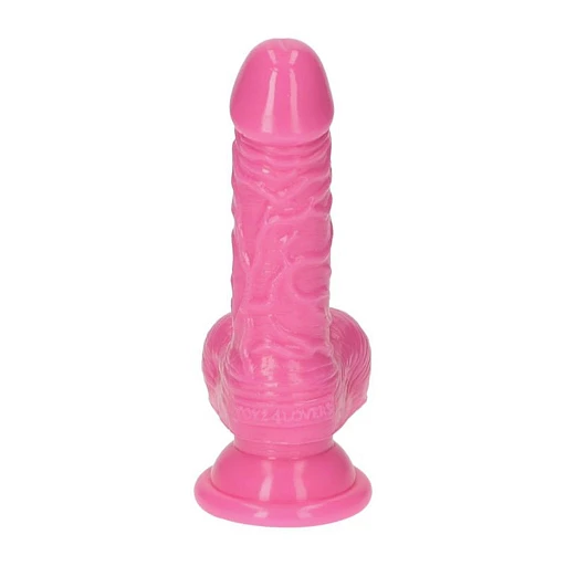 Dildo Leo Pink – 10,5 cm, przyssawka, realistyczne detale — zdjęcie 2
