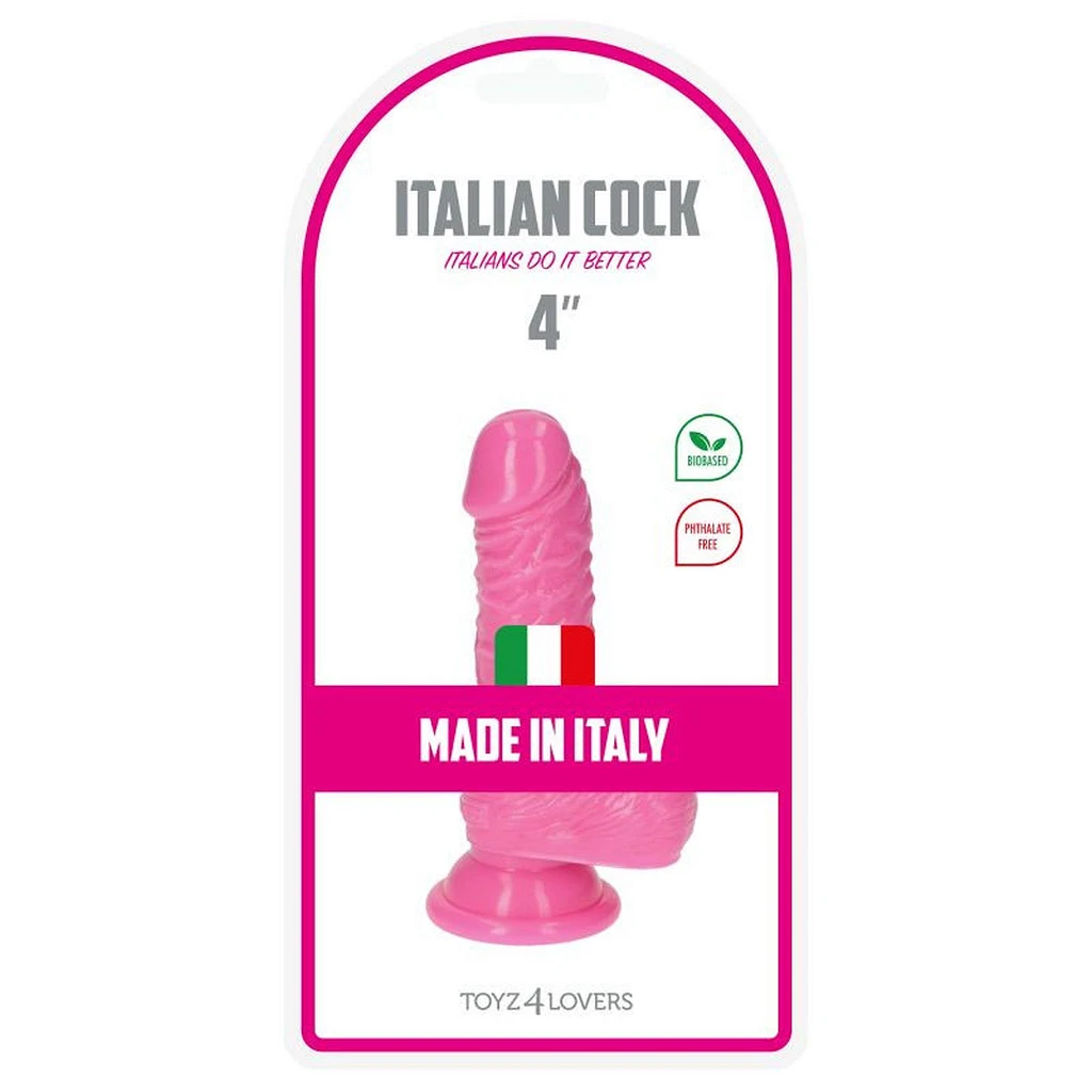 Dildo Leo Pink – 10,5 cm, przyssawka, realistyczne detale — zdjęcie 5