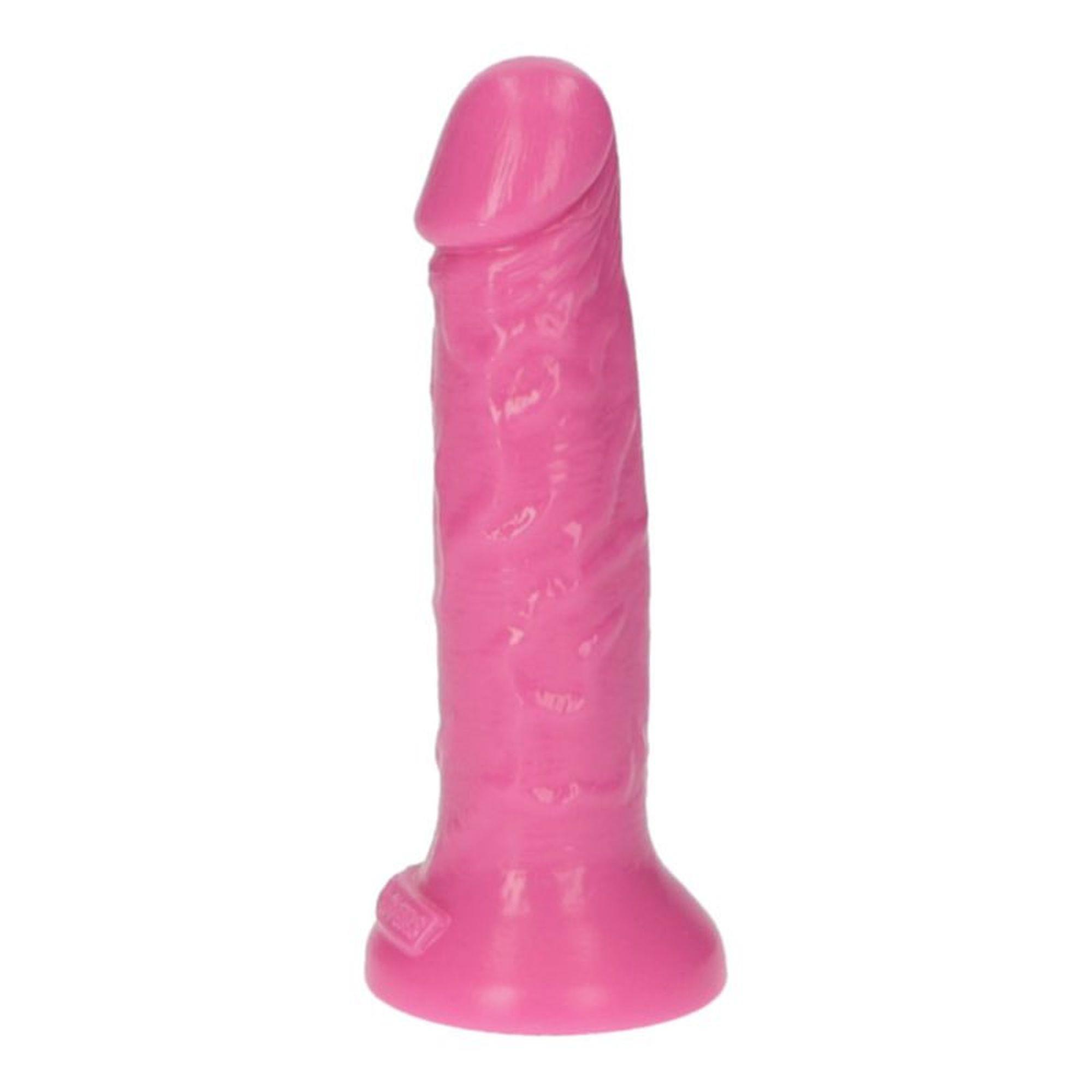 Dildo Poldo Pink – 11,5 cm, przyssawka, dla początkujących — zdjęcie 3