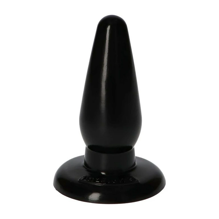 Korek analny Italian Cock 4.5'' XL – czarny, z przyssawką