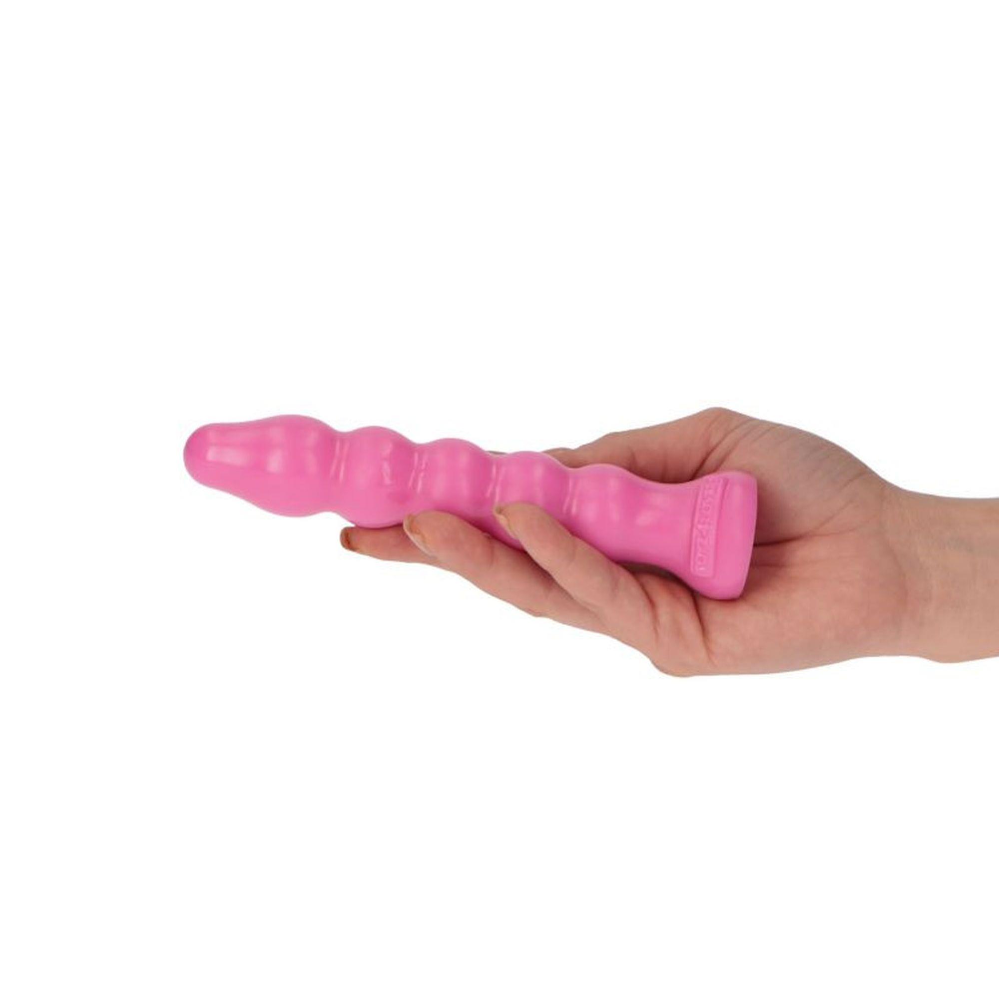 Korek analny Gaio Pink – 13 cm, kulkowy, z przyssawką — zdjęcie 3