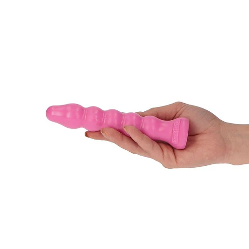 Korek analny Gaio Pink – 13 cm, kulkowy, z przyssawką — zdjęcie 3