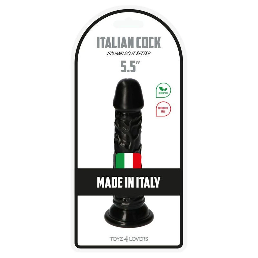 Dildo Rino Black – 13,5 cm, realistyczne z przyssawką — zdjęcie 2