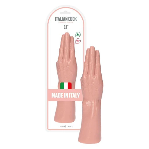 Dildo do fistingu Italian Cock 11'' - kształt dłoni, 28 cm — zdjęcie 5