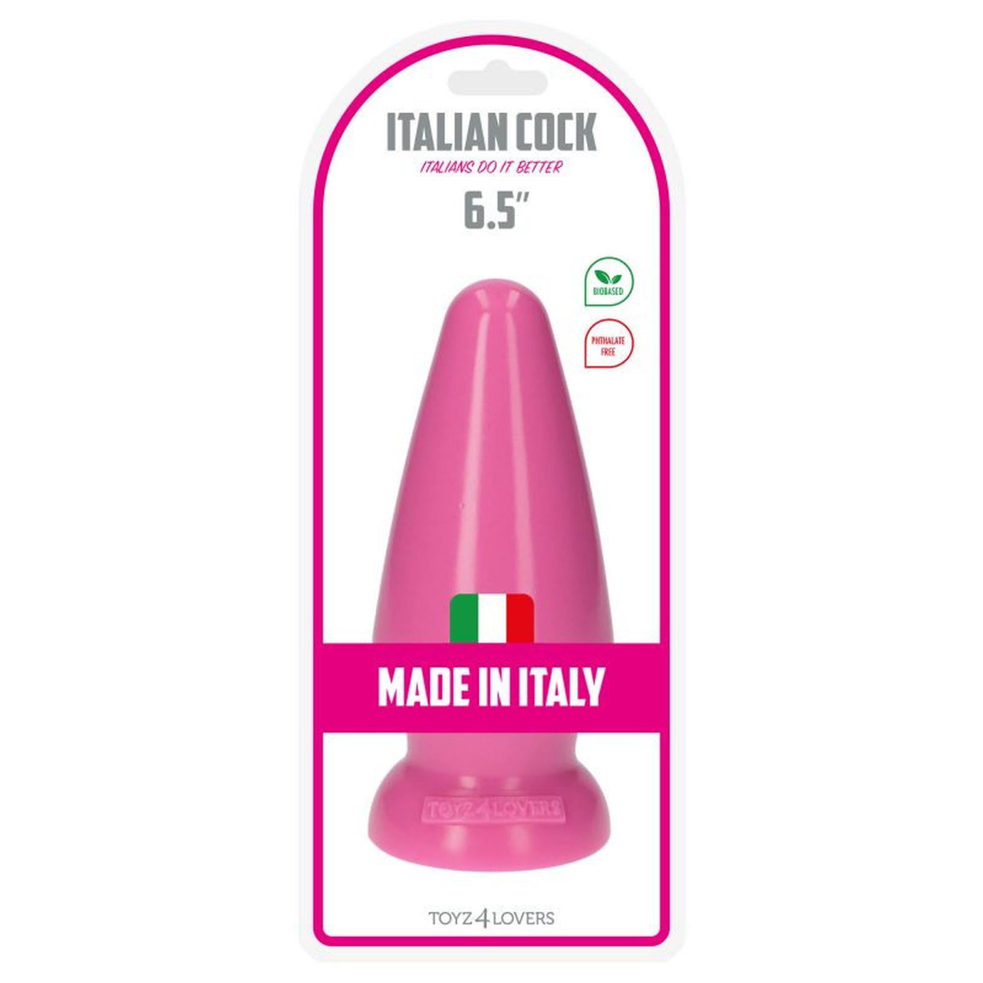 Plug analny Italian Cock - PVC różowy — zdjęcie 5