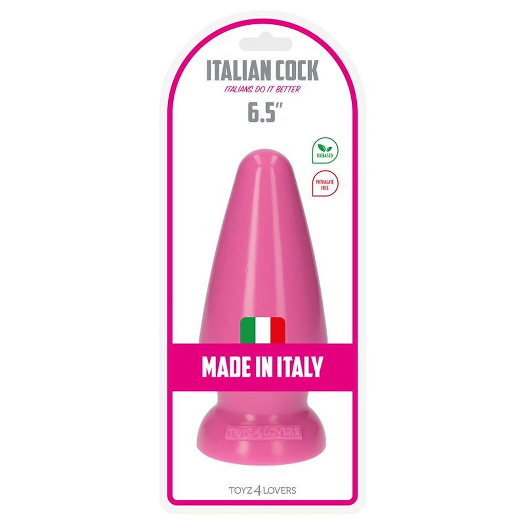 Plug analny Italian Cock - PVC różowy — zdjęcie 5