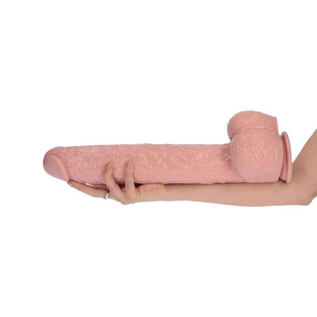Dildo Italian Cock 15.5 – 40 cm, przyssawka, PVC — zdjęcie 5