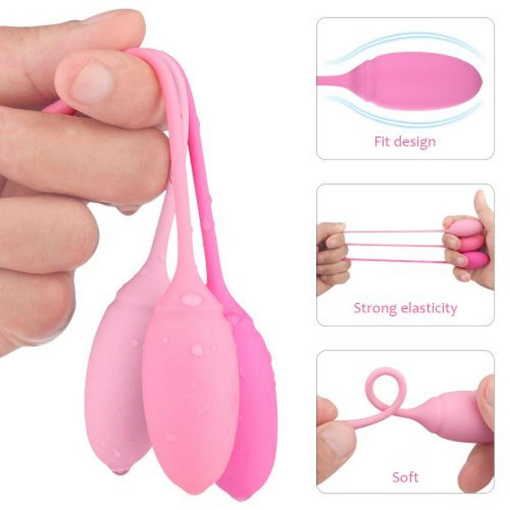 Kulki gejszy Palline Vaginali - zestaw 3 szt. — zdjęcie 3