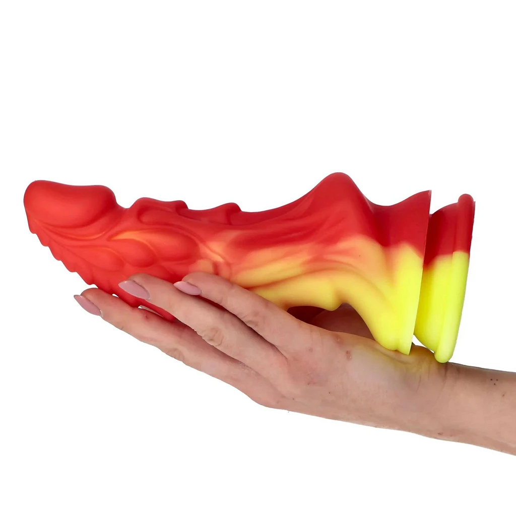 Dildo Ade Monster – silikonowe, 22 cm z przyssawką — zdjęcie 6