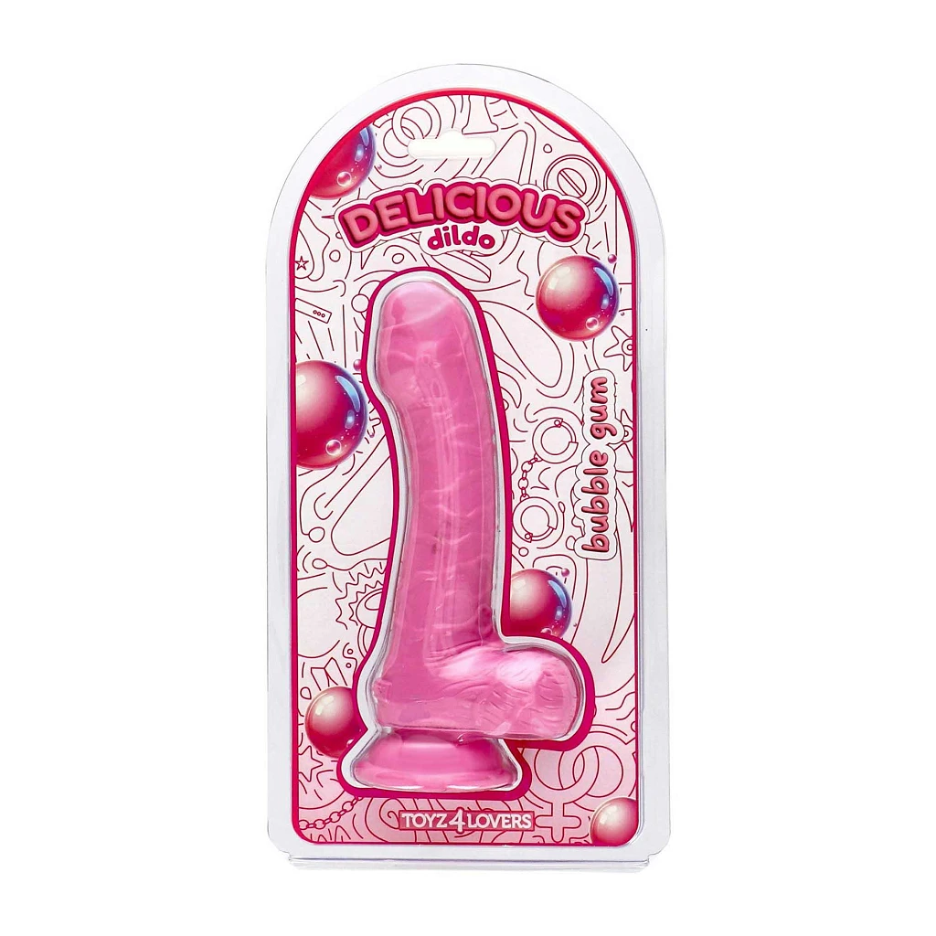 Dildo Ben Bubblegum – 18,5 cm, realistyczne, przyssawka — zdjęcie 5