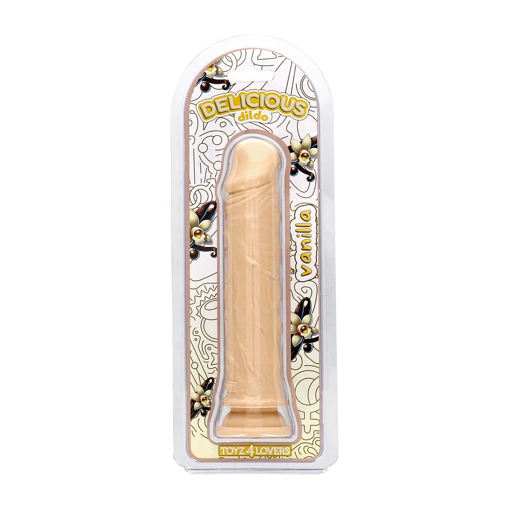 Dildo Jim Vanilla – 20 cm, waniliowy zapach i przyssawka — zdjęcie 5