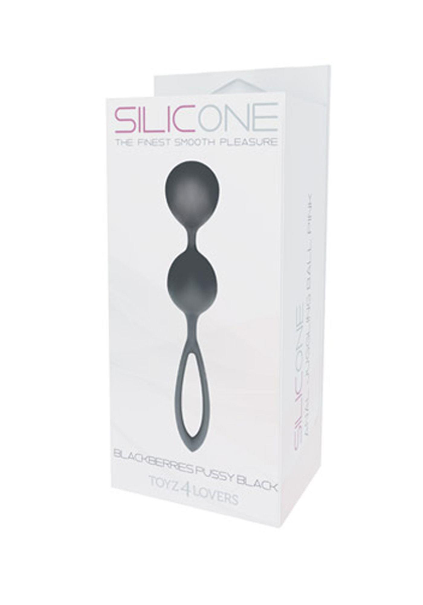Kulki gejszy PALLINE Blackberries – silikonowe, czarne — zdjęcie 1