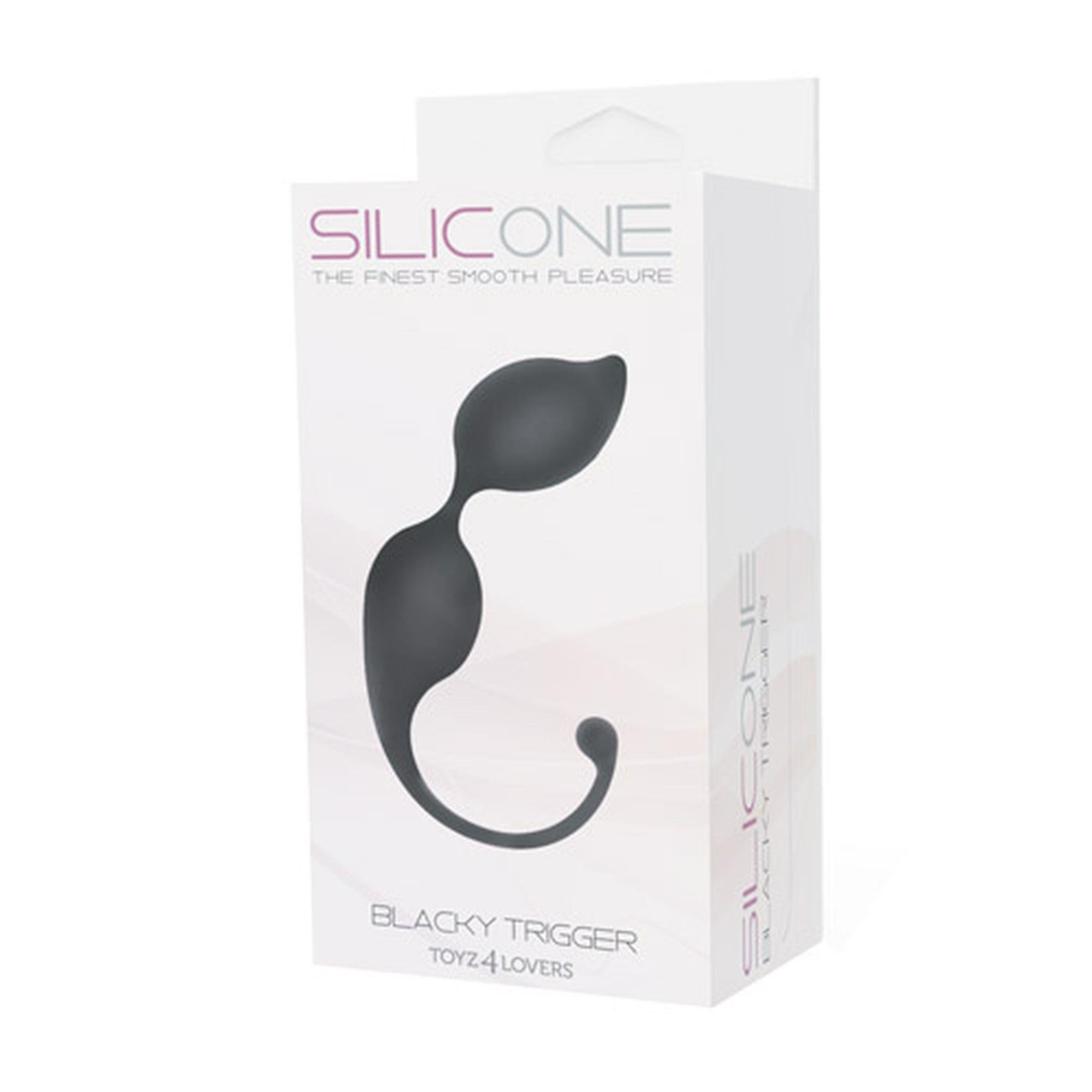 Kulki gejszy Blacky Trigger - silikon 2,8 cm — zdjęcie 1