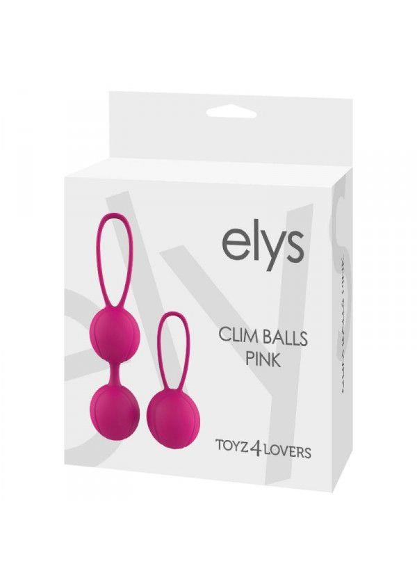 Kulki gejszy Clim Balls – silikonowe, różowe — zdjęcie 1