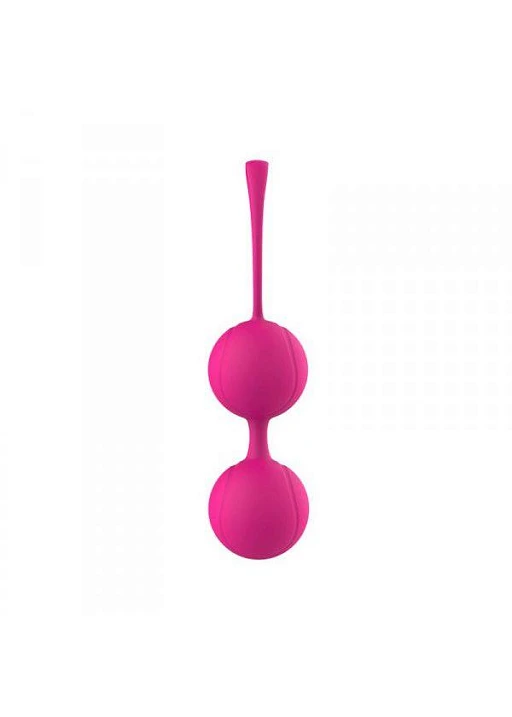Kulki gejszy Clim Balls – silikonowe, różowe — zdjęcie 3