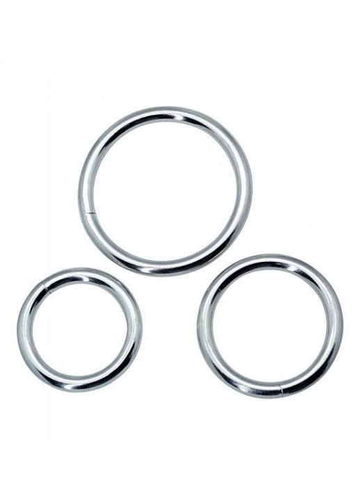 Pierścień erekcyjny Timeless metal rings - silikon