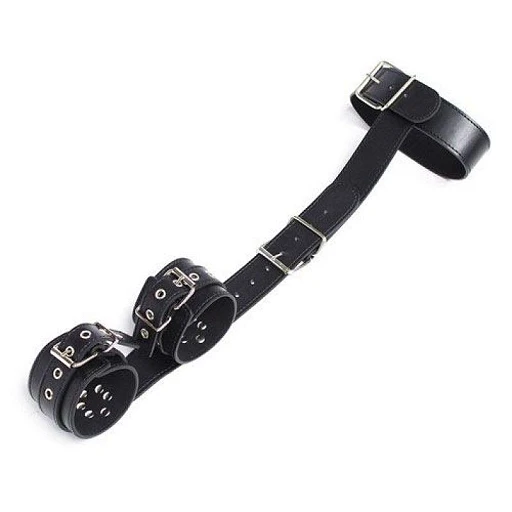 Zestaw Easy Back Cuffs+Collar - imitacja skóry