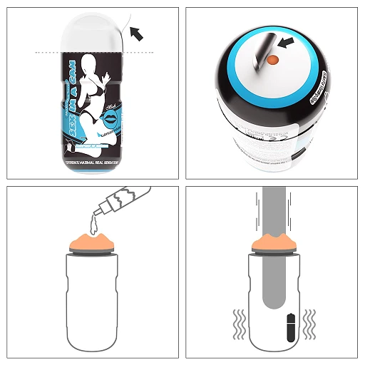 Masturbator Lovetoy Sex In A Can Mouth Stamina Tunnel – wibracje, 16 — zdjęcie 5