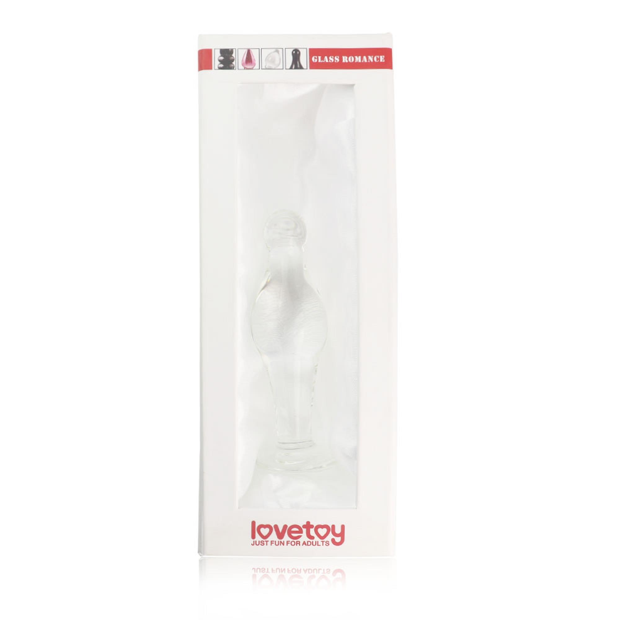 Szklany korek Glass Romance Clear – M, termiczne zabawy — zdjęcie 2