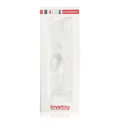 Szklany korek Glass Romance Clear – M, termiczne zabawy — zdjęcie 2