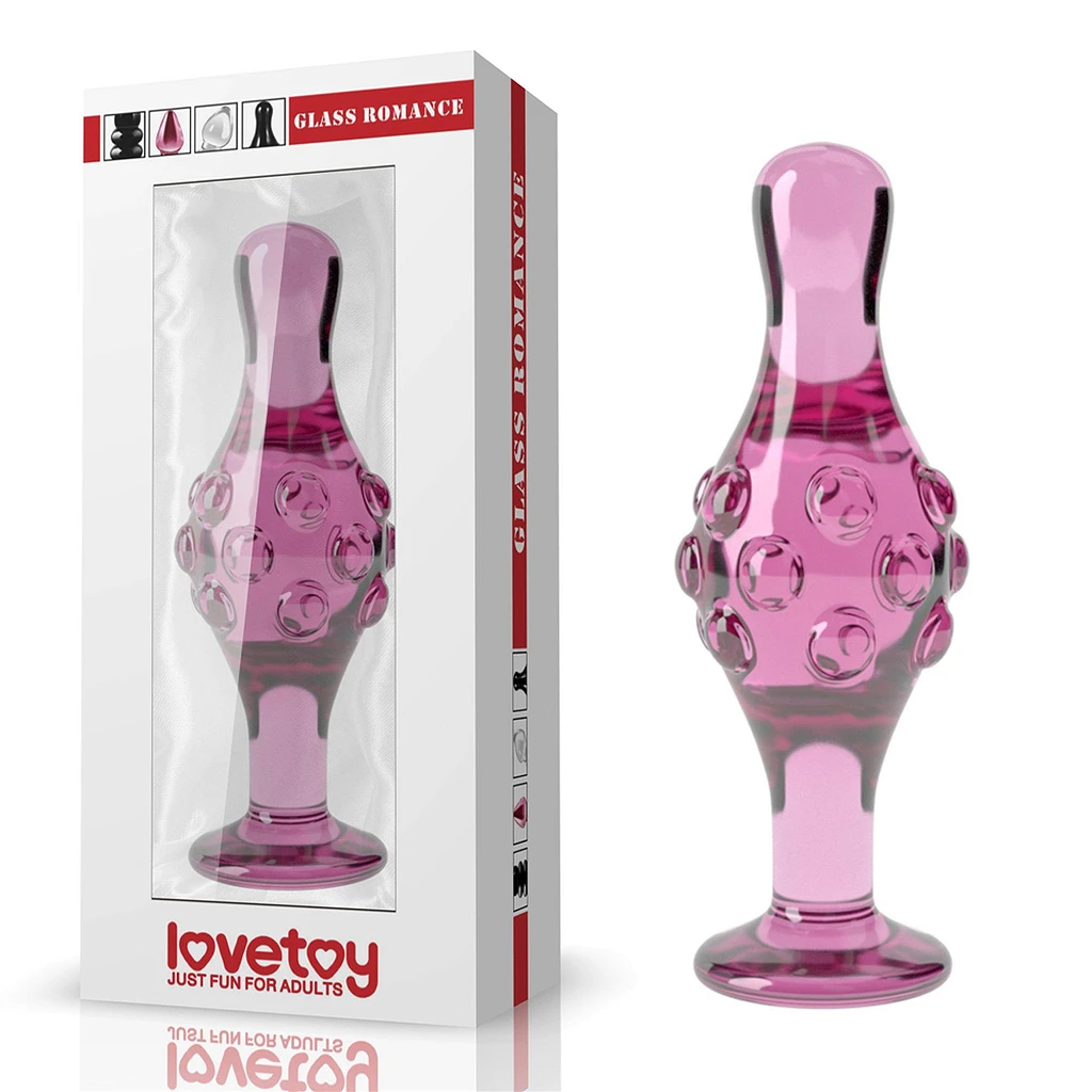 Szklany korek Glass Romance Pink – S, termiczna zabawa — zdjęcie 7