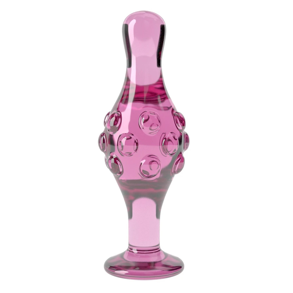 Szklany korek Glass Romance Pink – S, termiczna zabawa