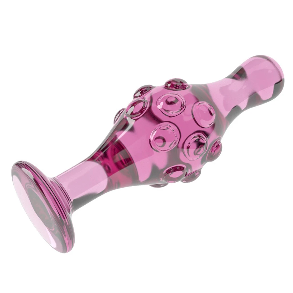 Szklany korek Glass Romance Pink – S, termiczna zabawa — zdjęcie 2