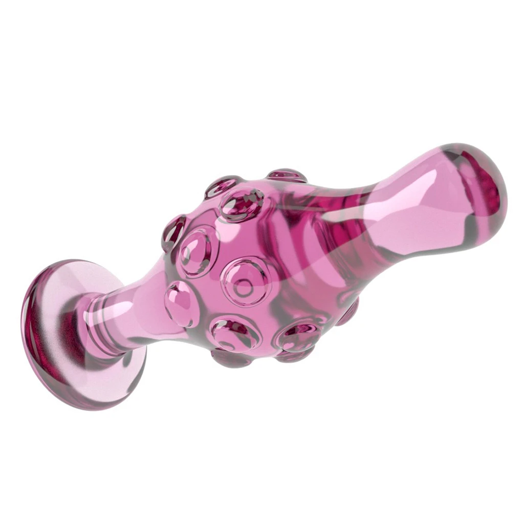 Szklany korek Glass Romance Pink – S, termiczna zabawa — zdjęcie 3