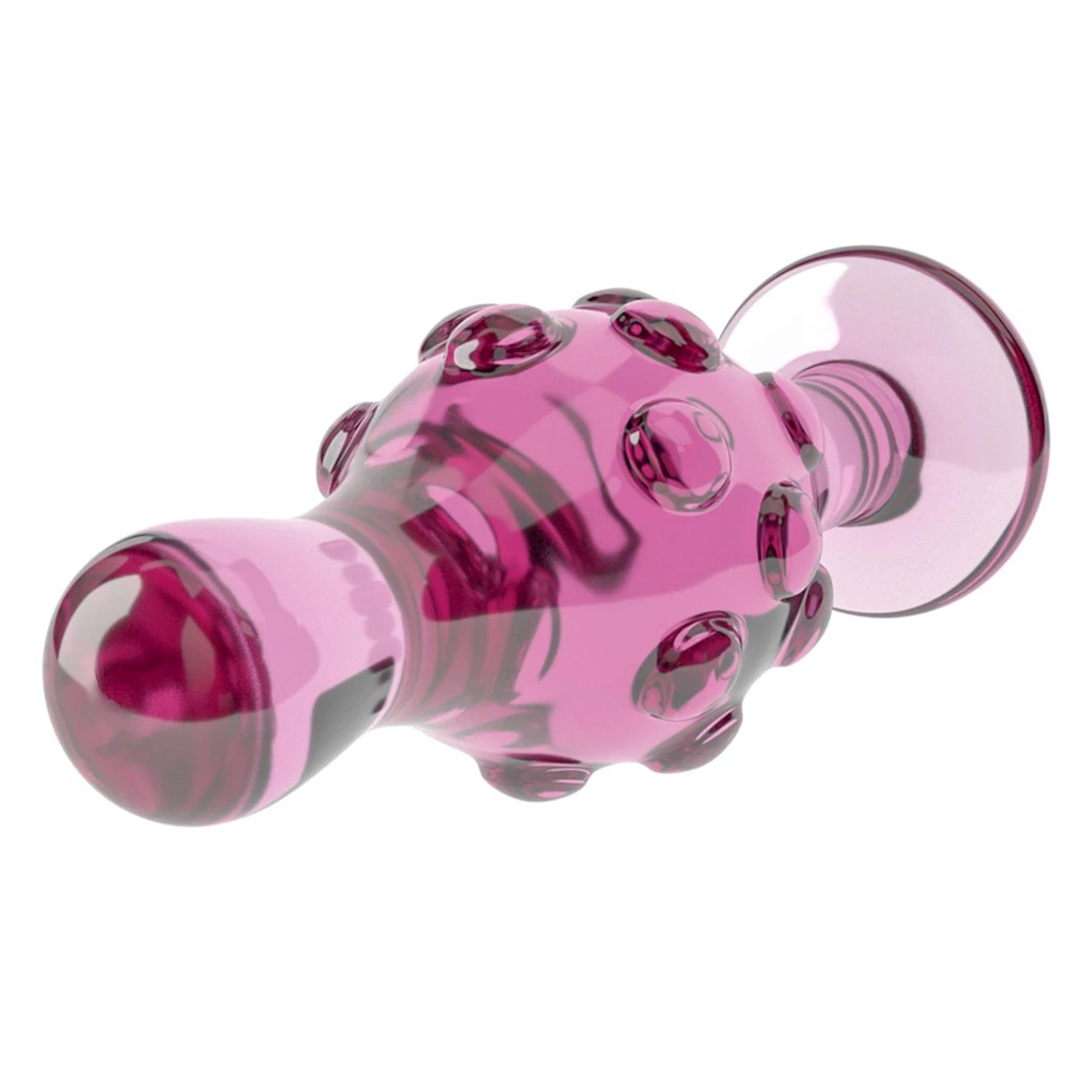 Szklany korek Glass Romance Pink – S, termiczna zabawa — zdjęcie 4