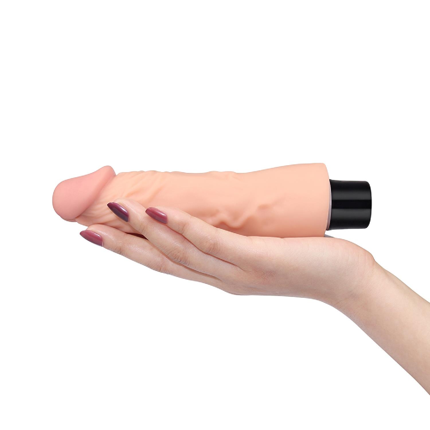 Wibrator realistyczny 7” Real Softee – miękki TPE, 10 trybów — zdjęcie 5