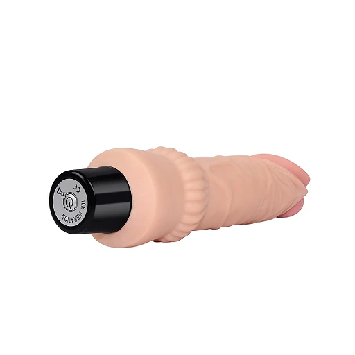 Wibrator realistyczny Real Softee 7.8" – miękki TPE, 10 trybów — zdjęcie 3
