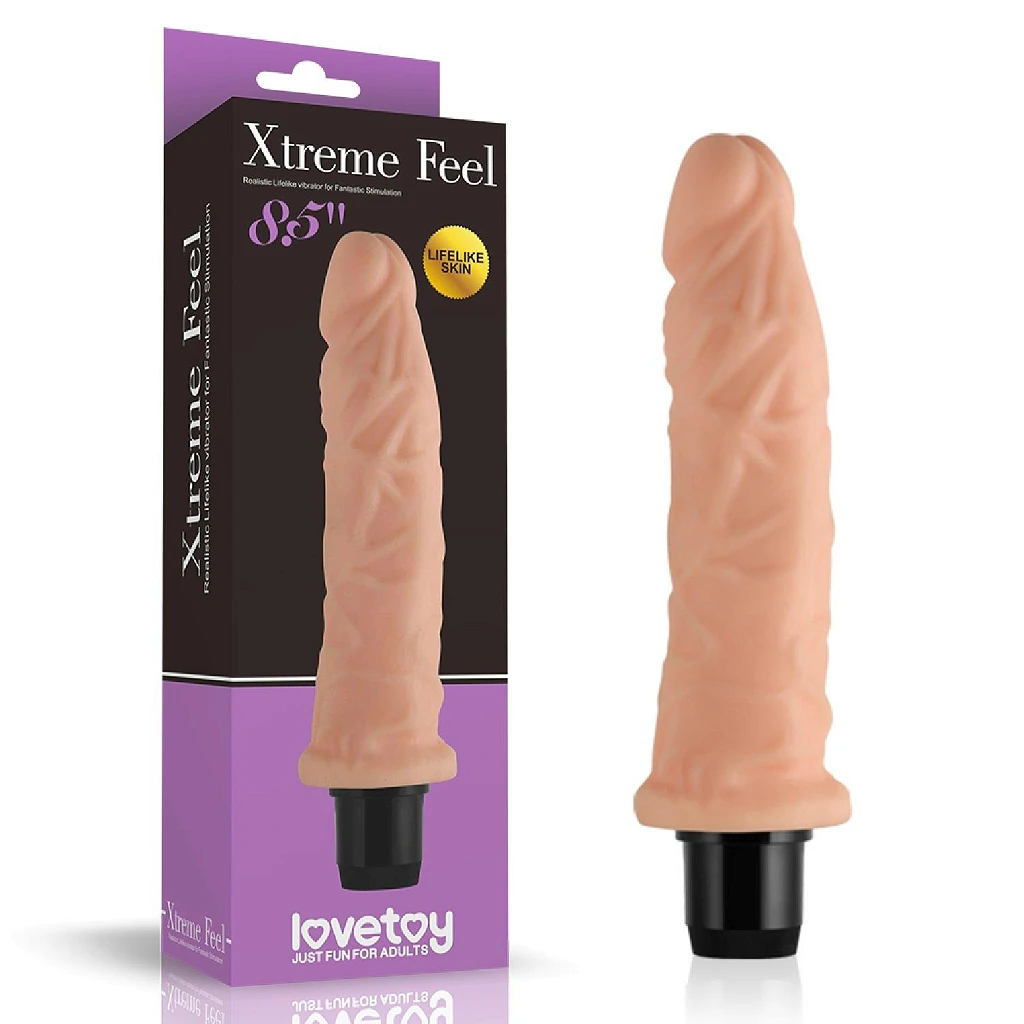 Wibrator realistyczny Xtreme Feel 7,5" – cyberskóra, regulacja — zdjęcie 6