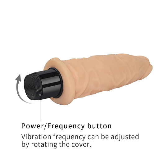 Wibrator realistyczny Xtreme Feel 7,5" – cyberskóra, regulacja — zdjęcie 3