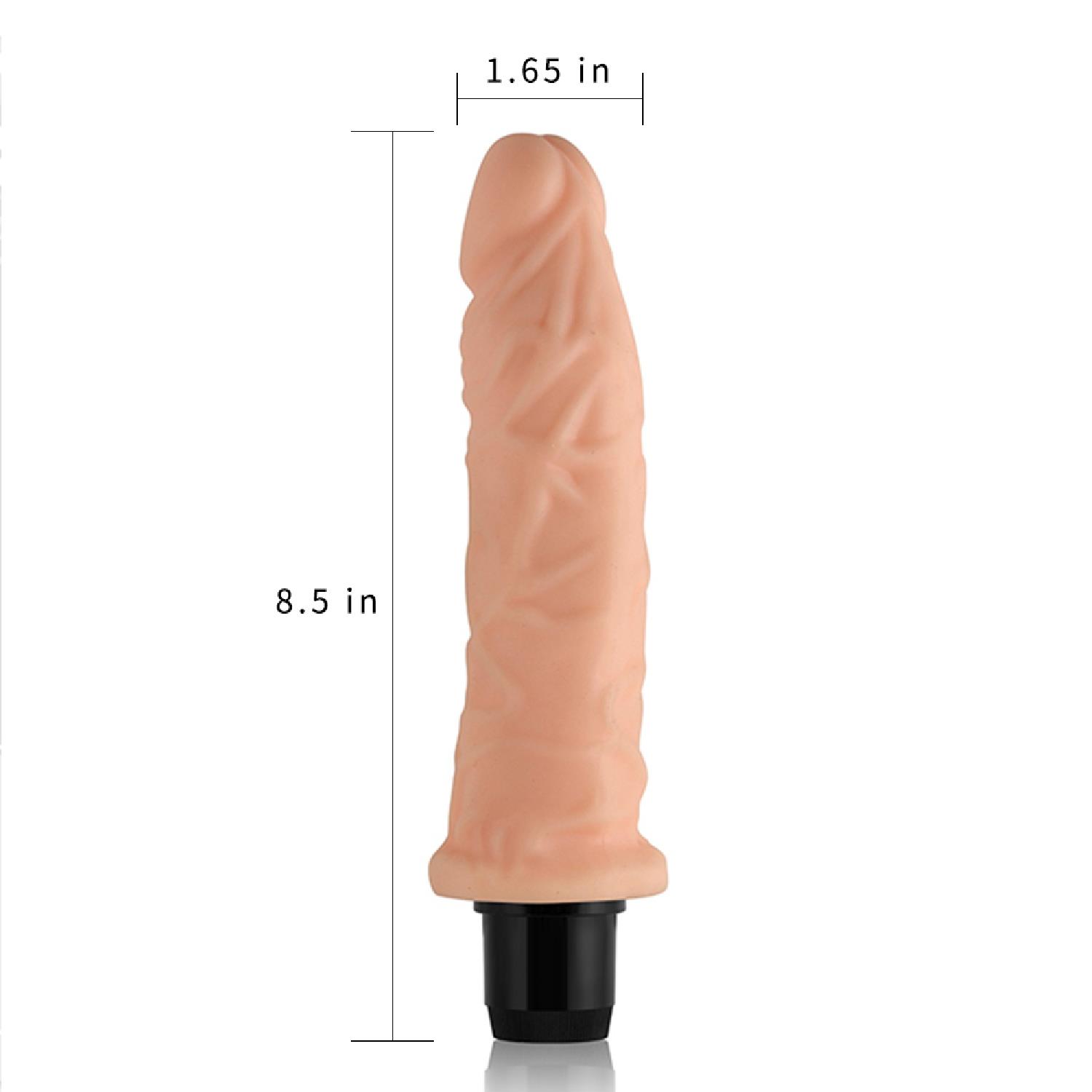 Wibrator realistyczny Xtreme Feel 7,5" – cyberskóra, regulacja — zdjęcie 5