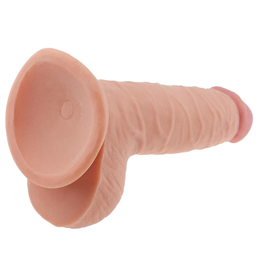 Realistyczne dildo The Ultra Soft Dude 7.5" – miękkie TPE z przyssawką — zdjęcie 4