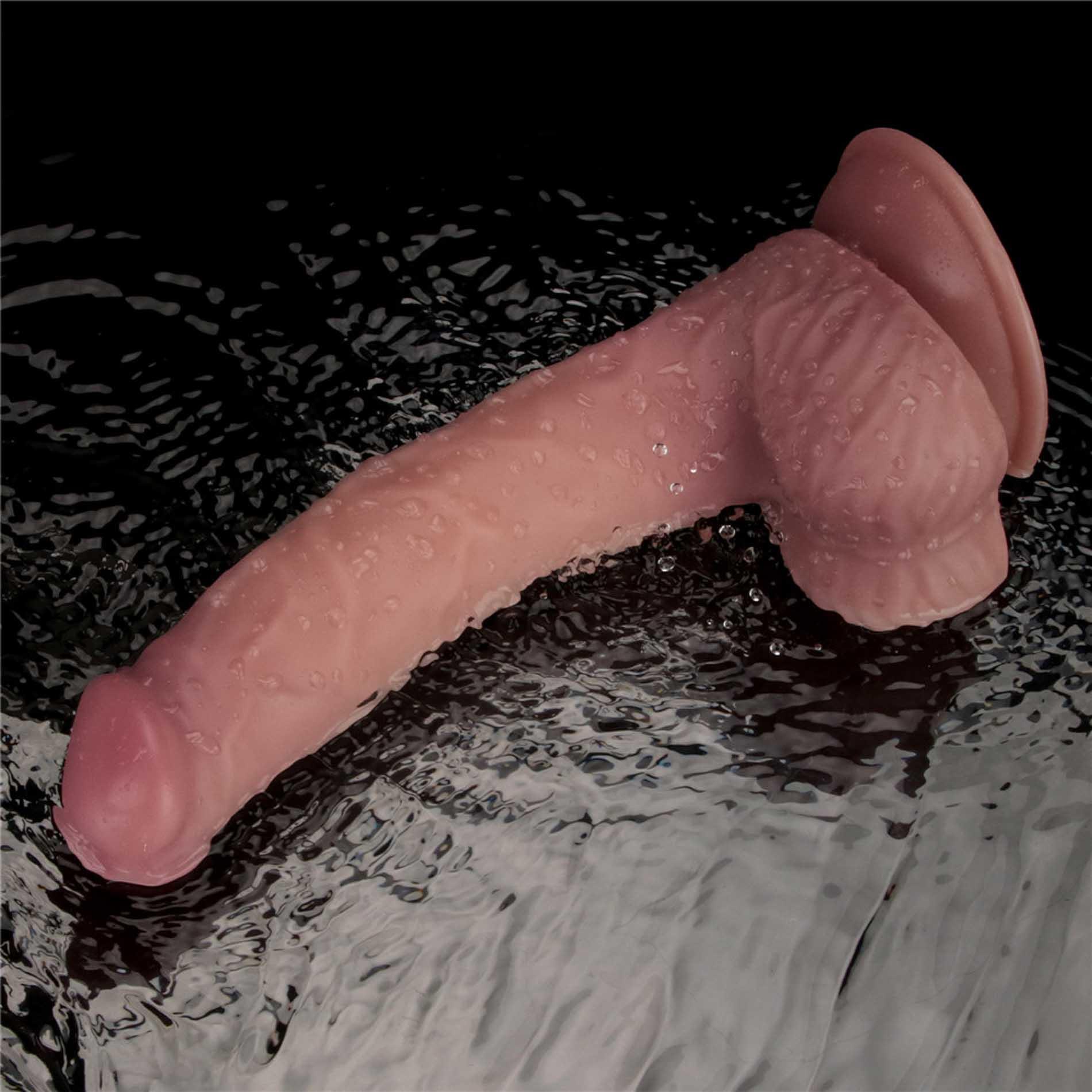 Wibrator realistyczny Lovetoy Power Cock – 22,8 cm, przyssawka — zdjęcie 5