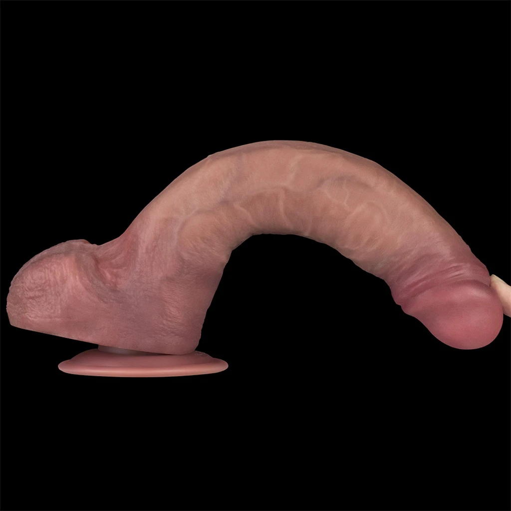 Wibrator realistyczny Lovetoy Power Cock – 27,6 cm, przyssawka — zdjęcie 11
