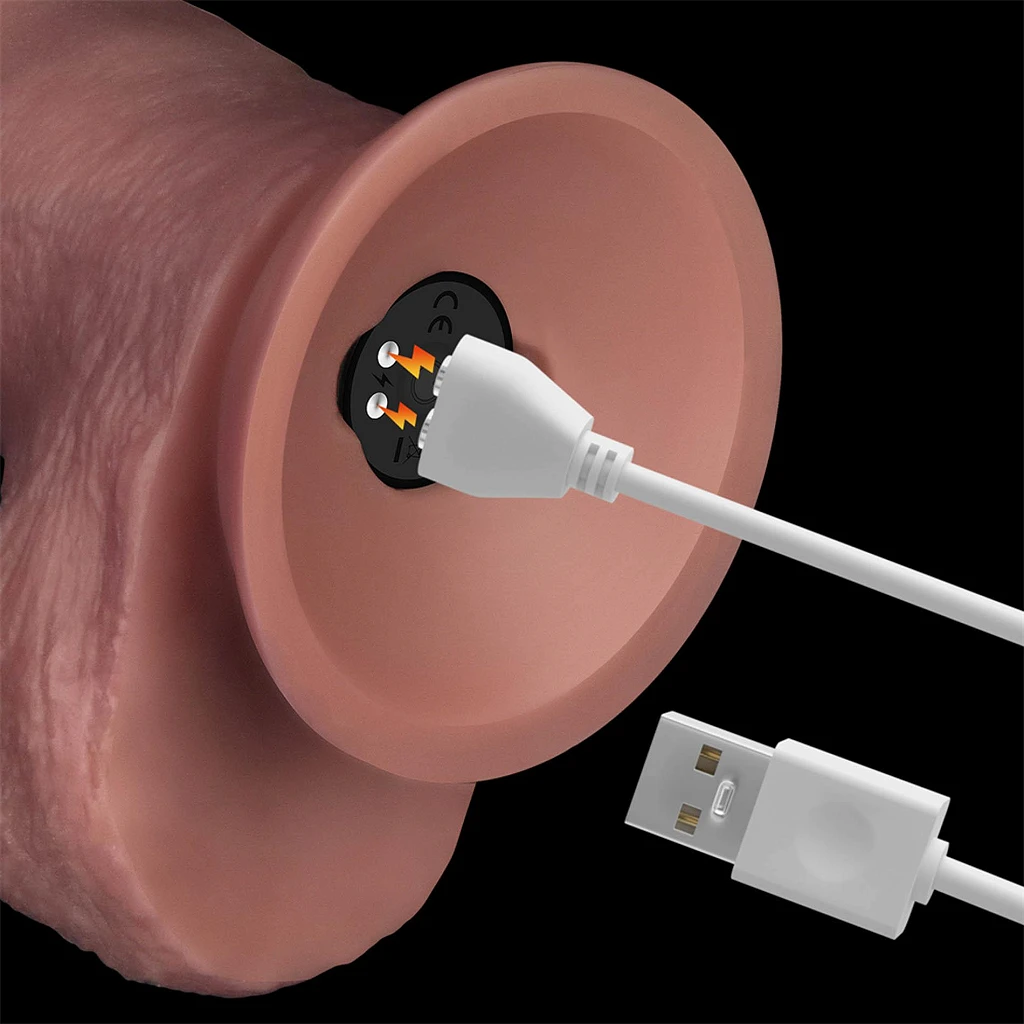 Wibrator realistyczny Lovetoy Power Cock – 27,6 cm, przyssawka — zdjęcie 12