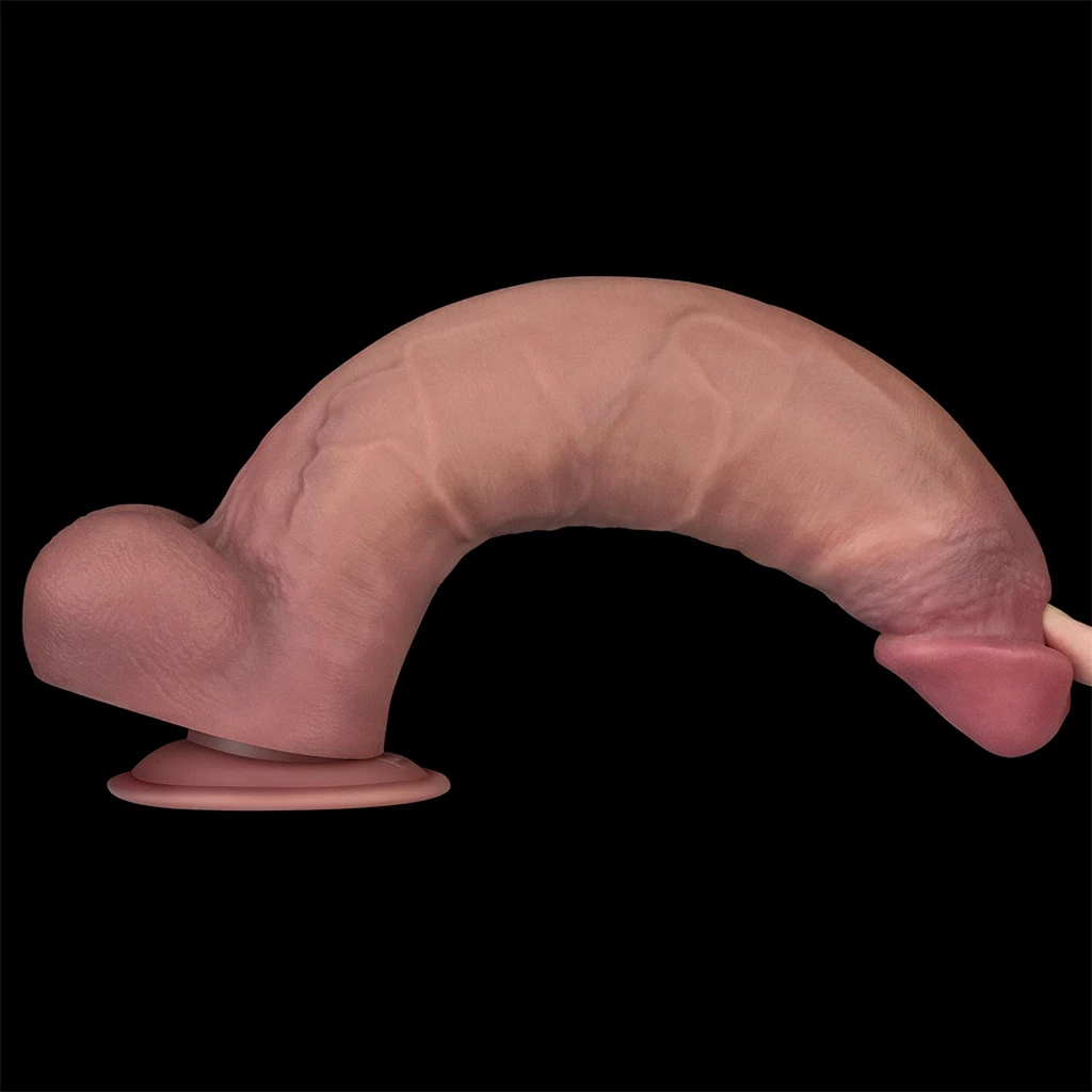 Wibrator realistyczny Lovetoy Power Cock – 31 cm, przyssawka — zdjęcie 11