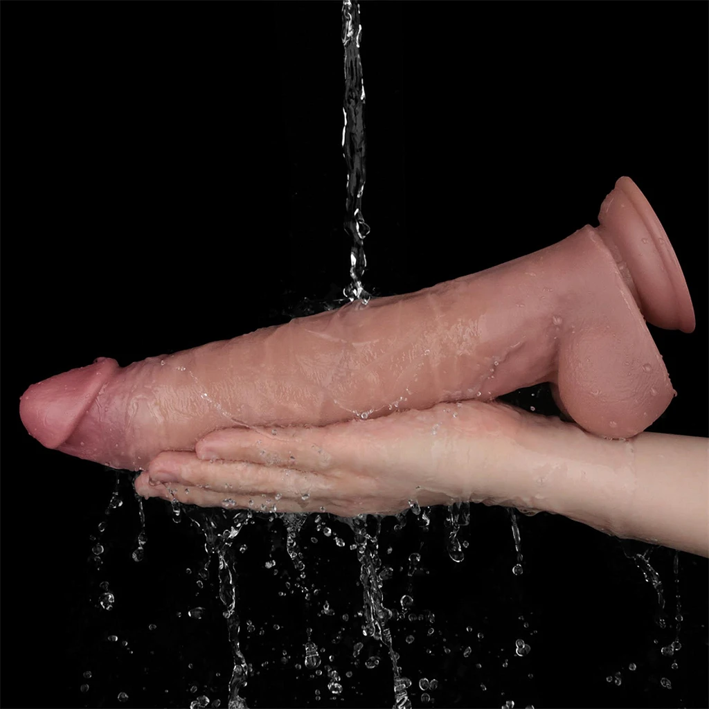 Wibrator realistyczny Lovetoy Power Cock – 31 cm, przyssawka — zdjęcie 14