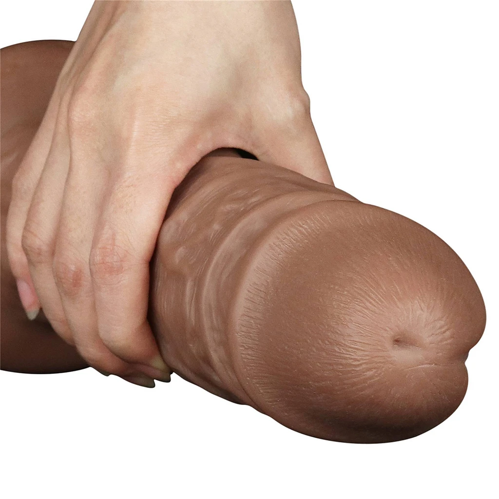 Wibrator realistyczny 10.5'' – gruby, z przyssawką — zdjęcie 6