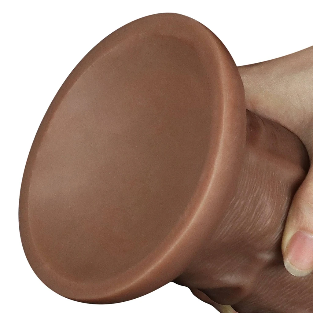Wibrator realistyczny 10.5'' – gruby, z przyssawką — zdjęcie 9