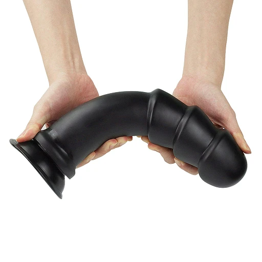 Dildo King Sized Anal Ripples – 28,5 cm, PVC, masywne fale — zdjęcie 2