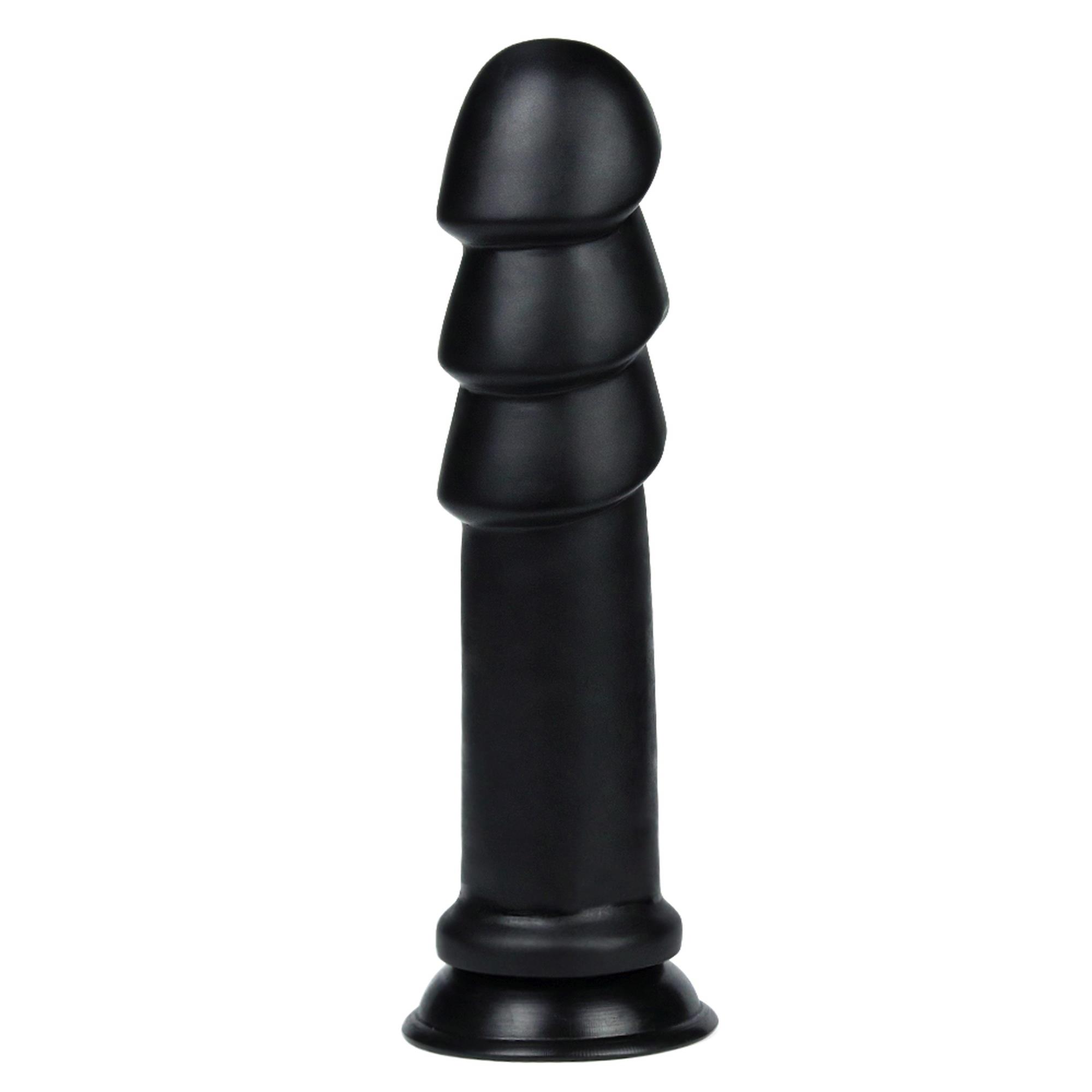 Dildo King Sized Anal Ripples – 28,5 cm, PVC, masywne fale — zdjęcie 3